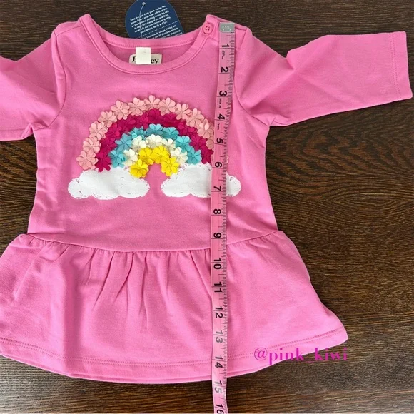 Hatley Baby Girls Rainbow Cloud Flounce Skirt Dress - Picture 9 of 9